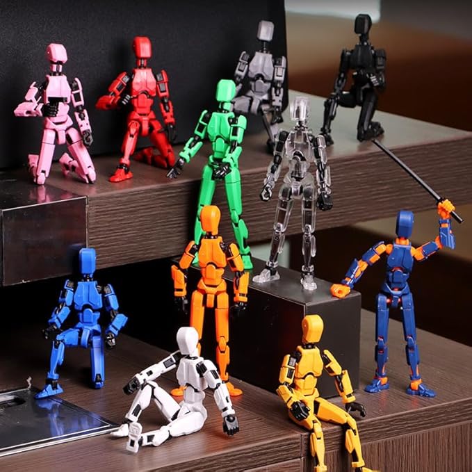 2025 New Assembly Completed-Titan 13 Action Figure,Dummy Robot 13 Action Figures Set,3D Printed Multi-Jointed Action Figures,Nova 13 Action Figure for Collectors Desktop Decorations (9pcs)