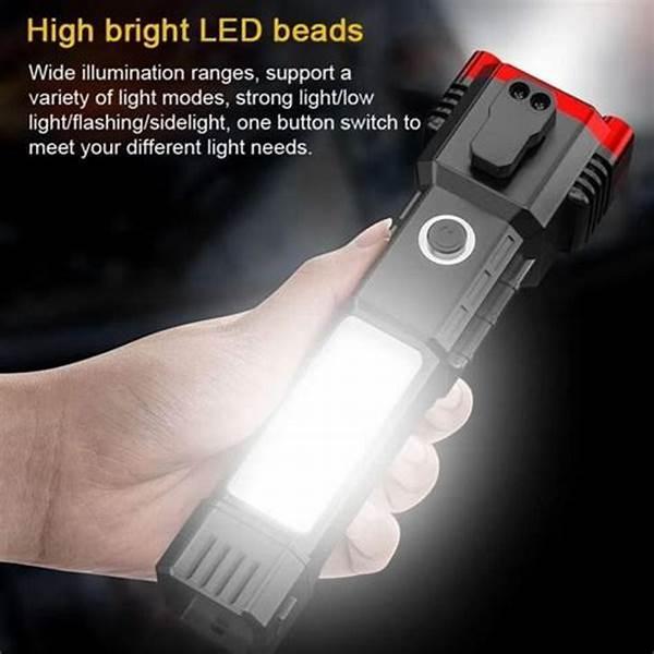 Foldable LED Rechargeable Torch
