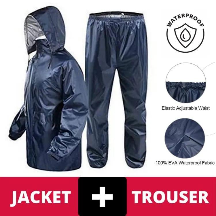 2 Pcs Waterproof Unisex Rain Suit
