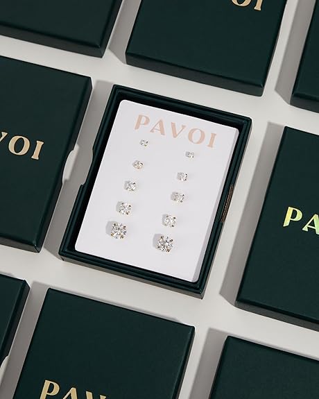 Visit the PAVOI Store PAVOI 14K Gold Plated 3mm Cubic Zirconia Classic Tennis Bracelet | Gold Bracelets for Women | Size 6.5-7.5 Inch