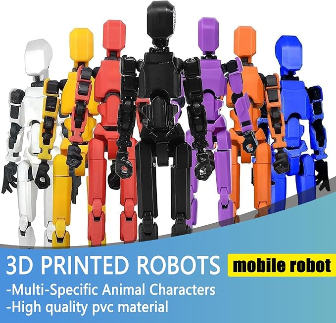 2025 New Assembly Completed-Titan 13 Action Figure,Dummy Robot 13 Action Figures Set,3D Printed Multi-Jointed Action Figures,Nova 13 Action Figure for Collectors Desktop Decorations (9pcs)