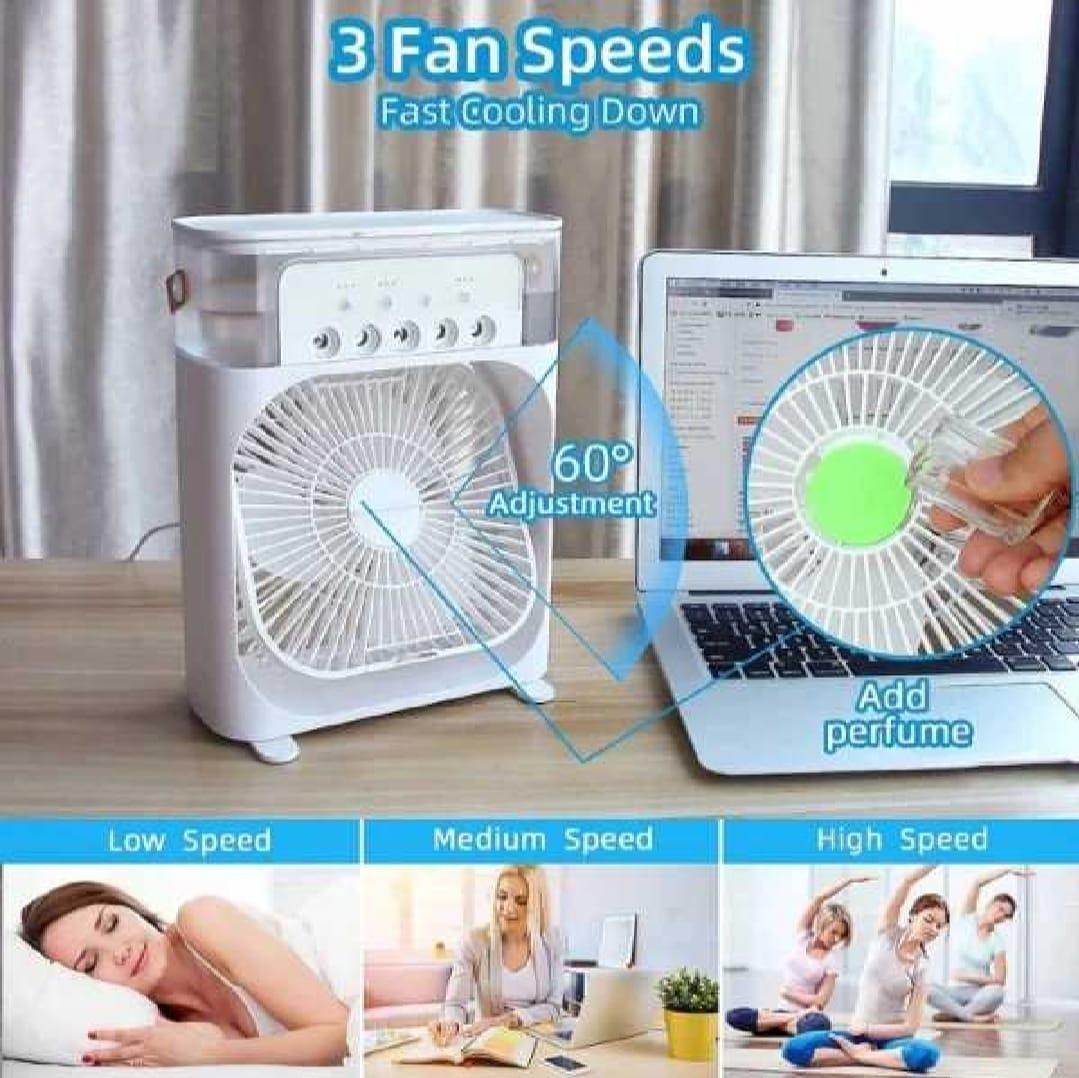MZ57800000271GALAXY Mini Air Conditioner - 1 Pc Portable Fan with 3 Fan Speeds and 60° Adjustment